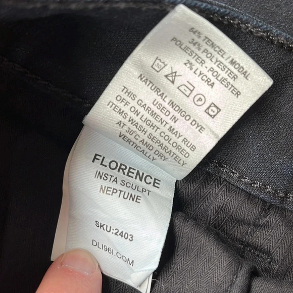DL1961 Women's Florence Instasculpt Mid-Rise Skinny Jeans size 26 - Picture 8 of 11